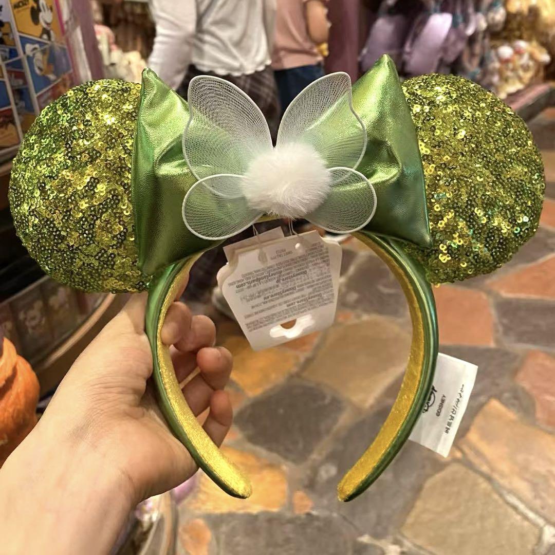香港ディズニー　プリンセス　ティンカー・ベルカチューシャ 香港ディズニー プリンセス ティンカー・ベル カチューシャ