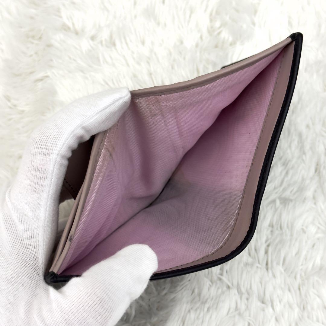 PRADA プラダ サフィアーノレザー 二つ折り コンパクトウォレット 財布