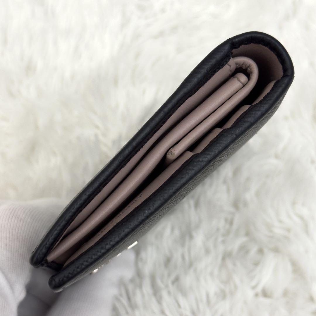 PRADA プラダ サフィアーノレザー 二つ折り コンパクトウォレット 財布