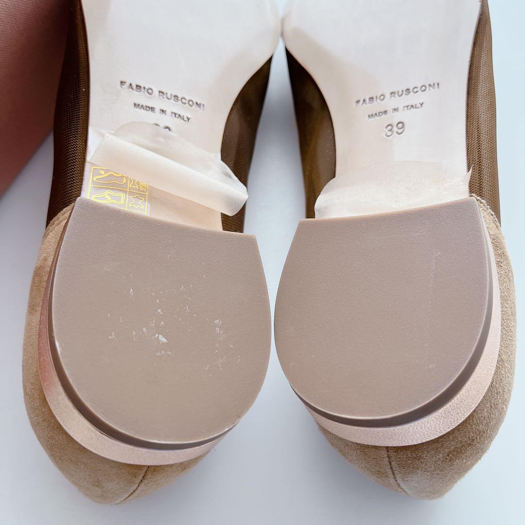 新品　24SS ファビオルスコーニ　チュールパンプス