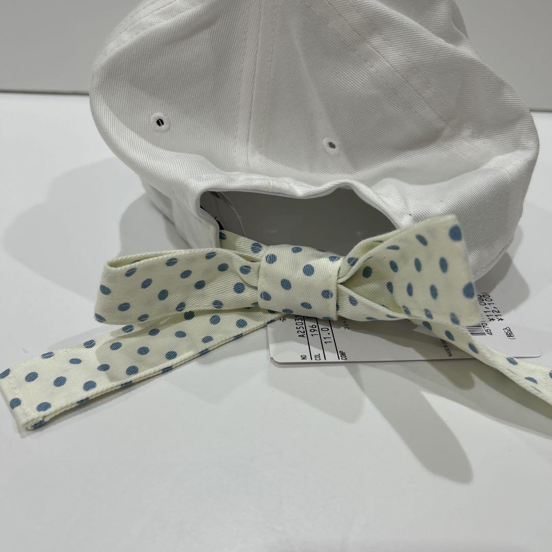 新品❤️archivio ホワイトキャップ リボン付き