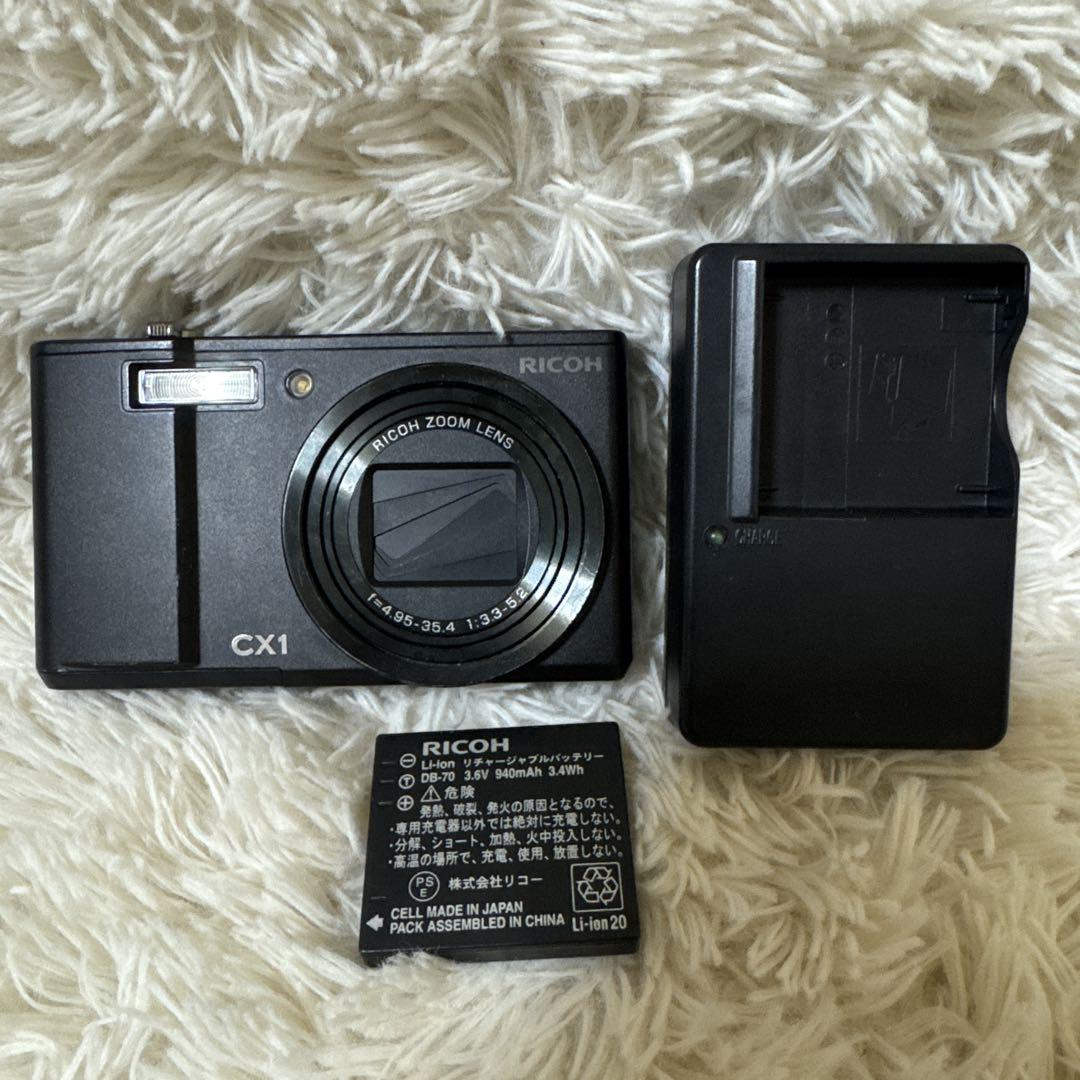 ✨美品✨RICOH CX1 BLACK リコー オールドコンデジ