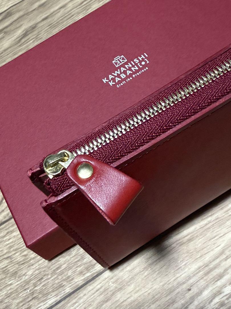 最終価格‼️美品♡カワニシカバン　リッチーL トスカーノリスシオ　リスシオレッド