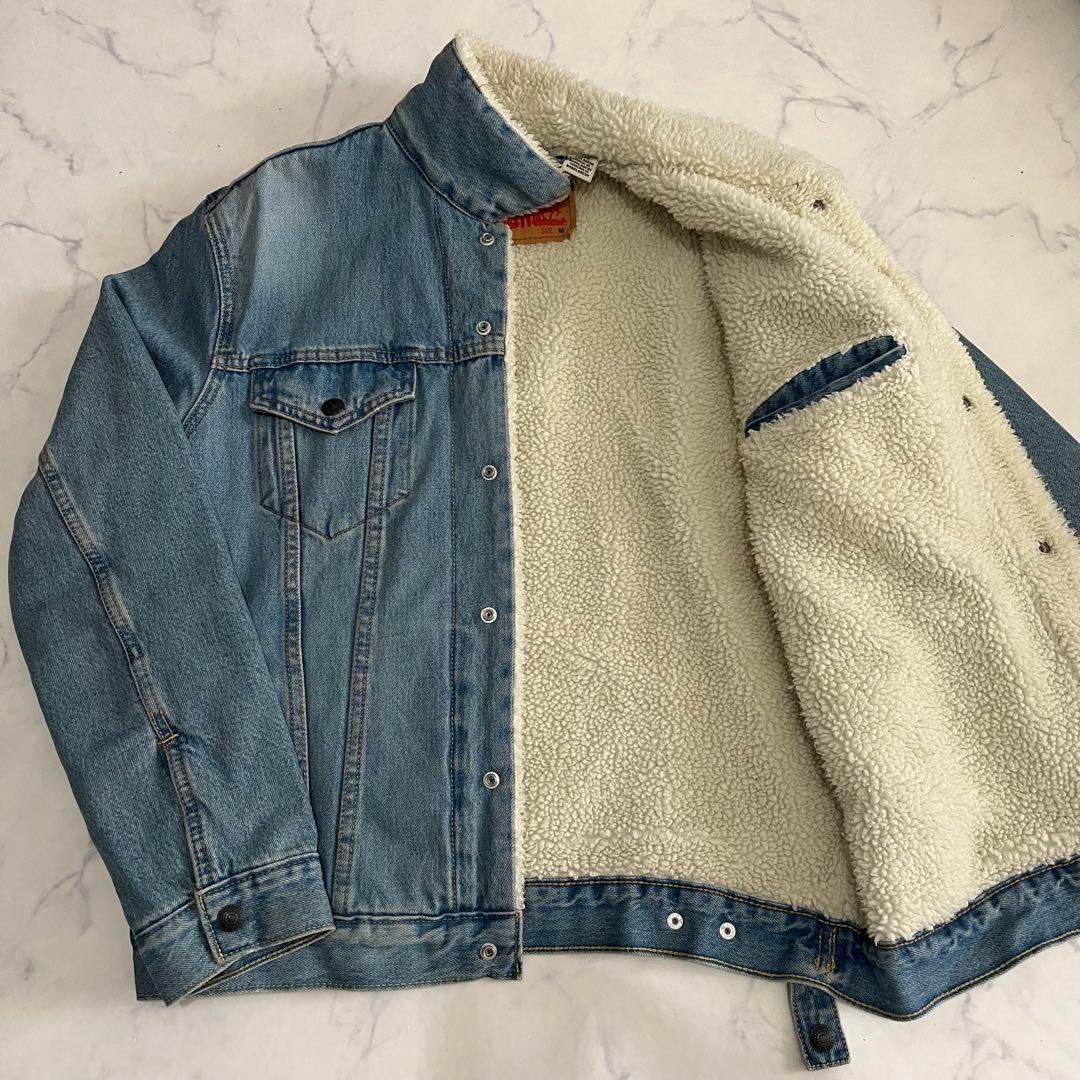 LEVI’S リーバイス 裏ボアデニムジャケット アウター メンズM Levi s