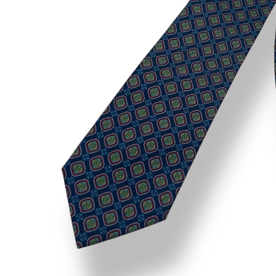 GUCCI グッチ　ネクタイ　シルク　GG柄