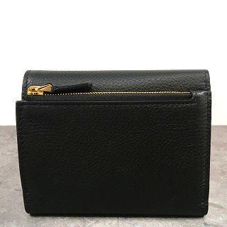 送料込み！ 未使用品 BVLGARI コンパクト財布 黒 箱付き 436