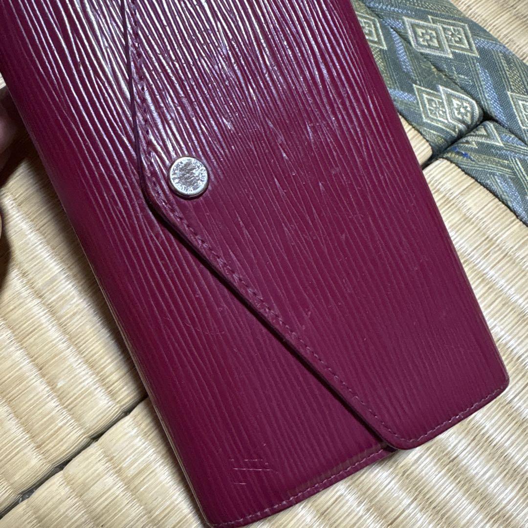 LOUIS VUITTON 長財布 ワインレッド