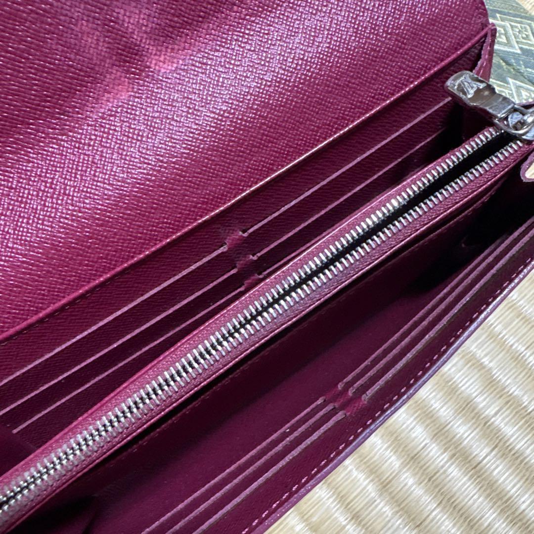 LOUIS VUITTON 長財布 ワインレッド