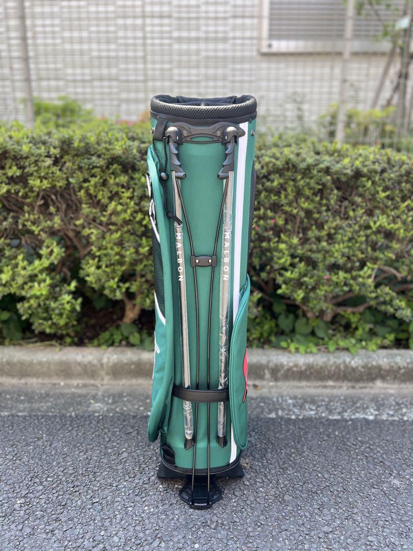 【即発送】Malbon マルボンゴルフ キャディバッグ 緑スタンド式ゴルフバッグ