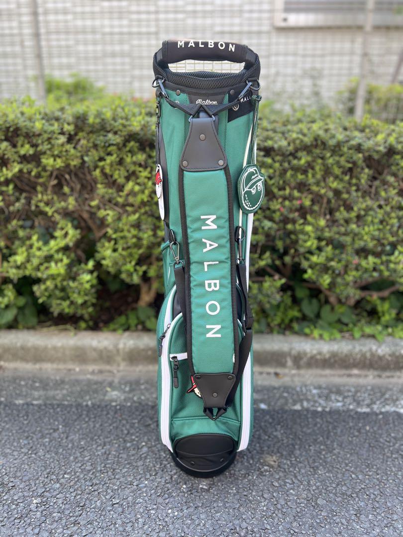 【即発送】Malbon マルボンゴルフ キャディバッグ 緑スタンド式ゴルフバッグ