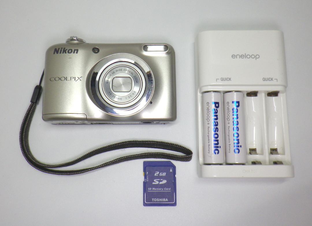 Nikon COOLPIX A10 エネループ充電池付き