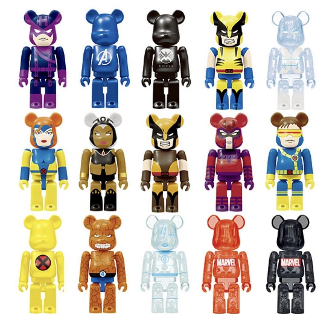 【2012年版】ベアブリック Happyくじ 一番くじ MARVEL 30種