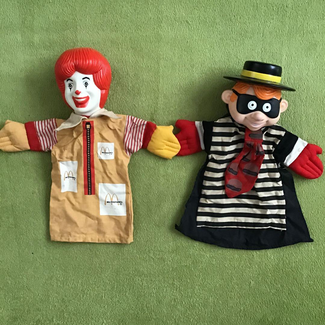 マクドナルド ハンドパペット 1993年 McDonalds 箱、袋付き