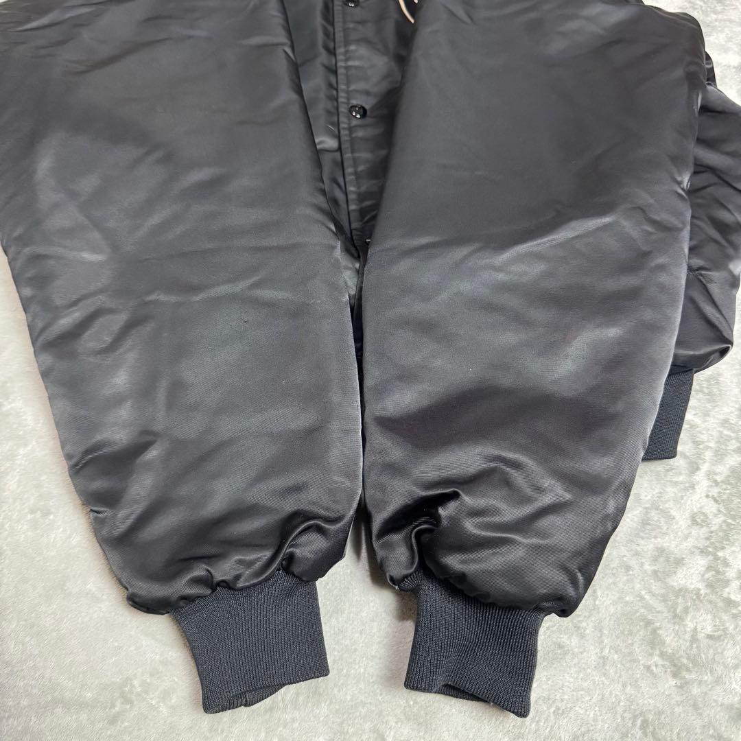 80s USA製 Chalk Line スタジャン RAIDERS ブラック 80s USA製 Chalk Line スタジャン RAIDERS ブラック