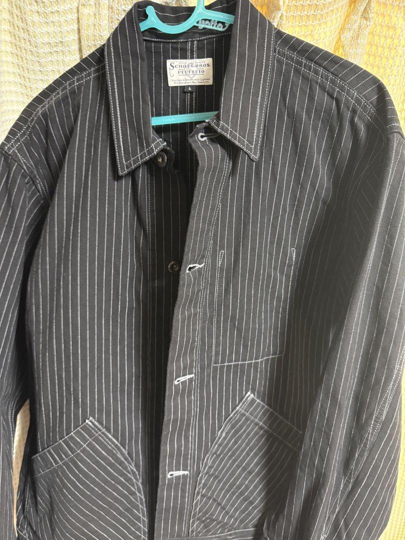 Schott Bros. Perfecto ストライプ カバーオール L