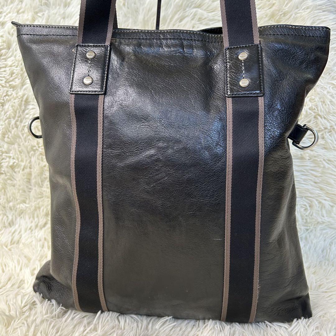 コーチ　トートバッグ　ショルダーバッグ　2way　ヘリテージ　フォルドオーバー