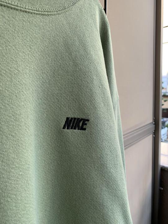 NIKE アースカラー 緑 激レア 古着 g0Sry-m18895075780 ナイキ スウェット グリーン 即納高評価