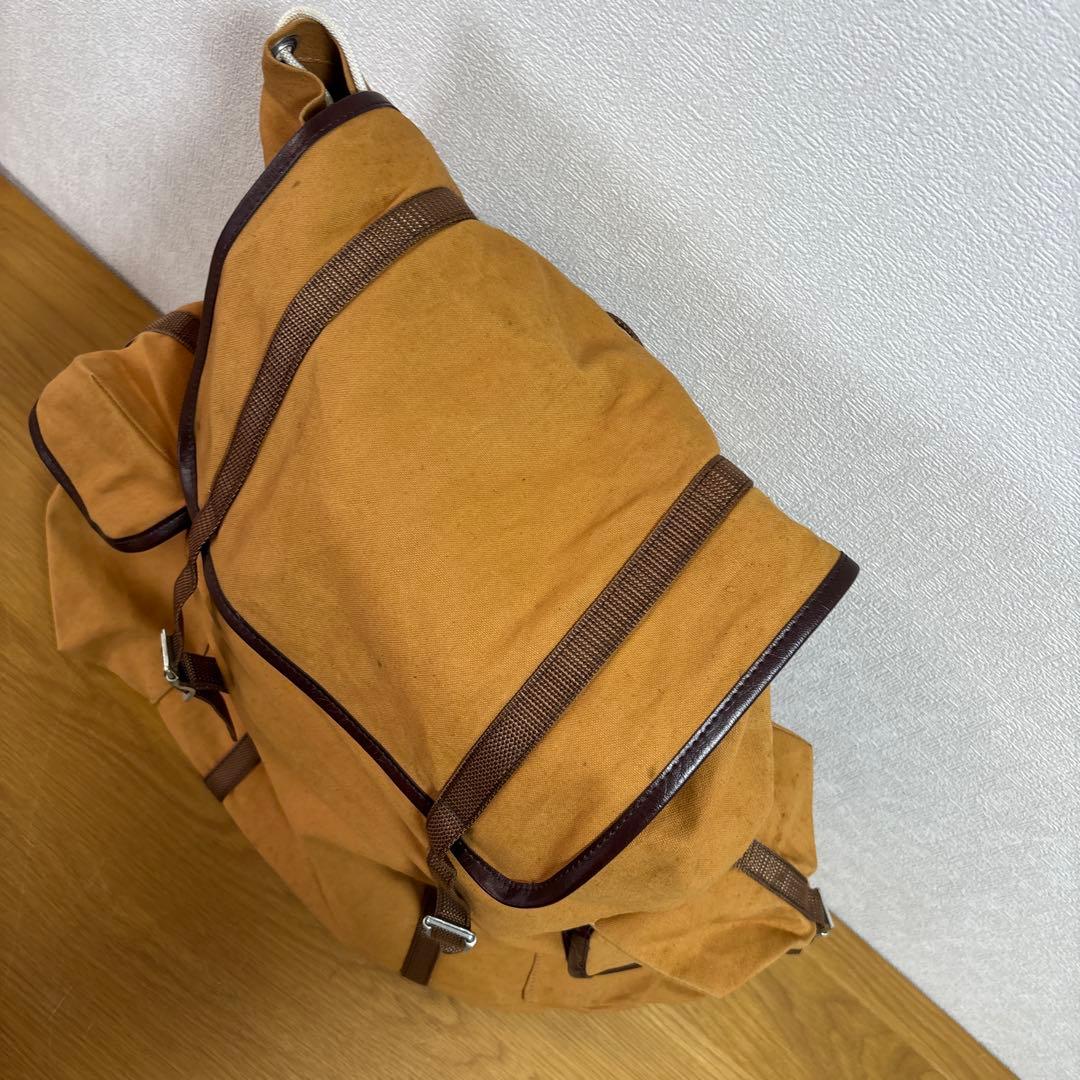 希少　デッドストック　キスリングザック 登山用 リュックサック 昭和レトロ　軍物