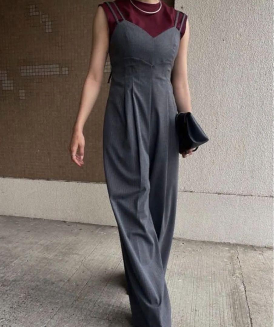 アメリヴィンテージ　MEDI CORD SUSPENDER WIDE PANTS Ameri アメリ MEDI CORD SUSPENDER WIDE PANTS