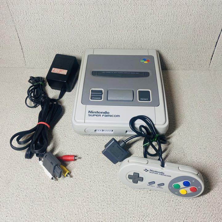 【希少 美品】スーパーファミコン 本体 1CHIP すぐ遊べる 動作良好 SFC