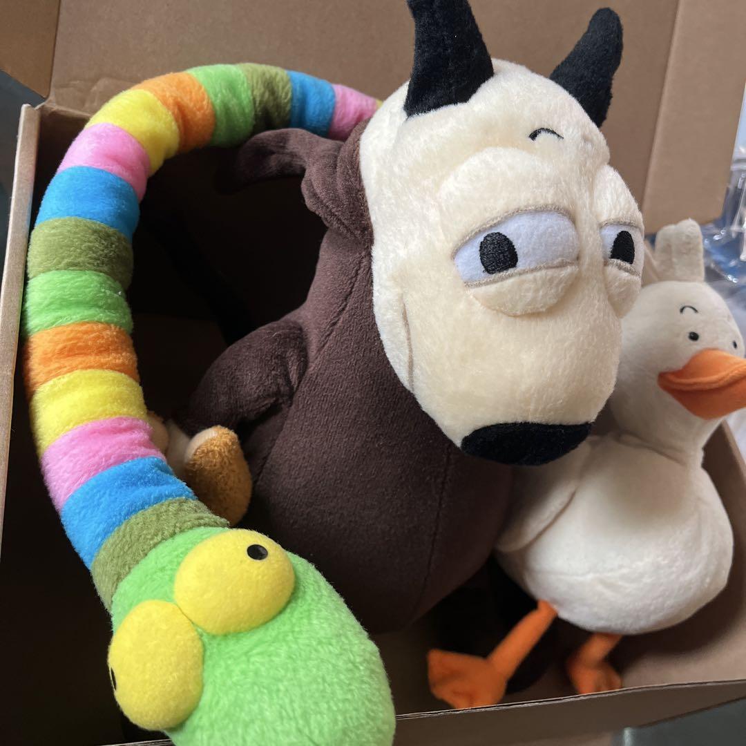 バムとケロ　レアバムジョーカー　カイちゃん しましまヘビ　ぬいぐるみセット