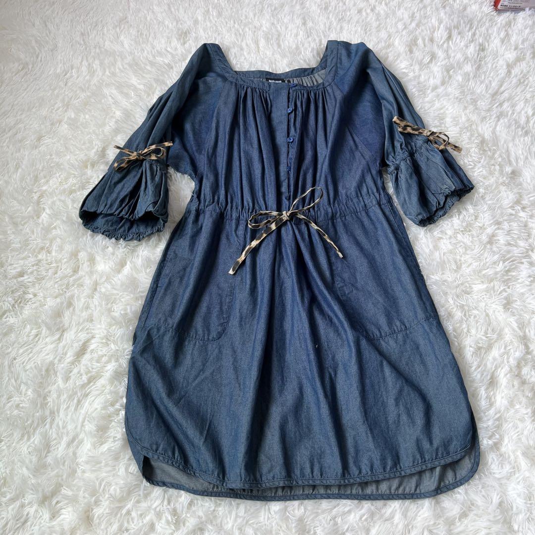 justcavalliジャストカヴァリ　デニム　ワンピース