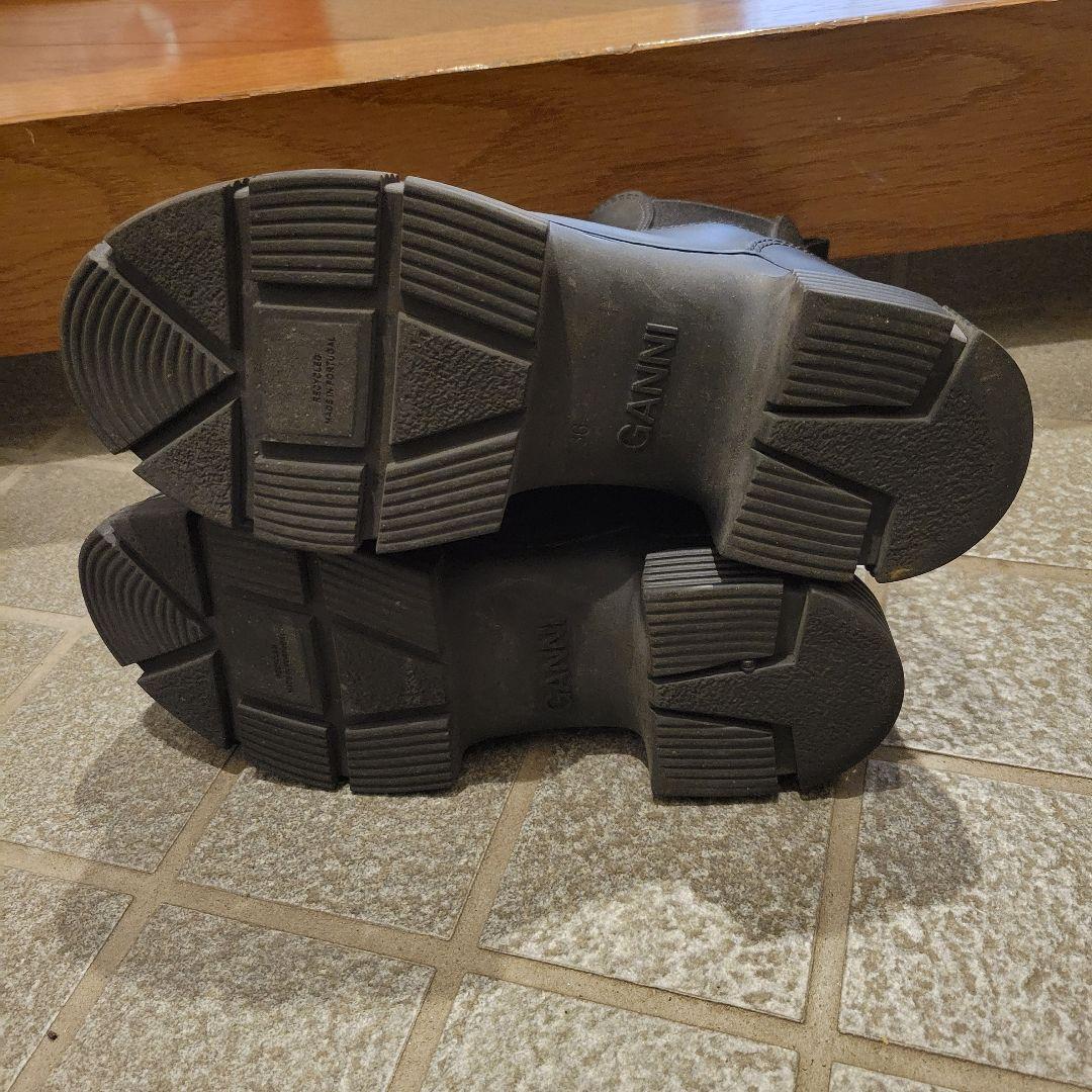 GANNI ガニー　Recycled Rubber Boot　サイドゴアブーツ