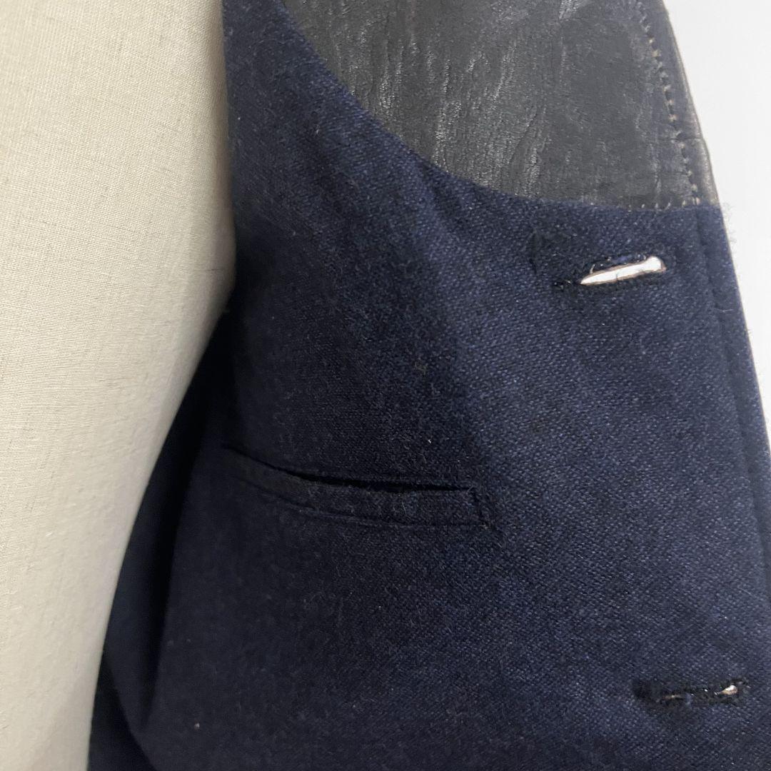 高級！別注品！茶芯ホースハイド　レザーカーコート　馬革　レザージャケット　3XL