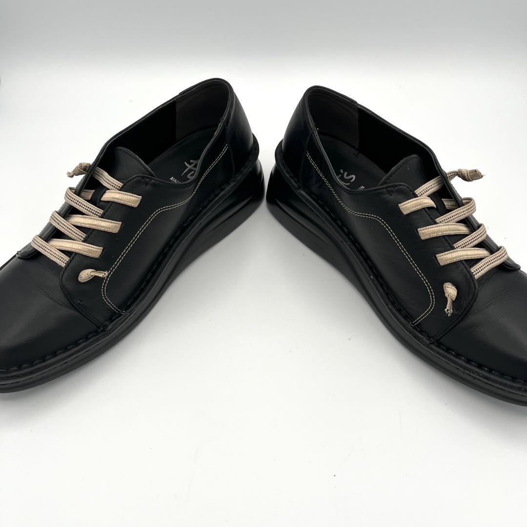 ⭐︎極美品⭐︎ Put's プッツ コンフォート 24.5cm 厚底 ゴム紐