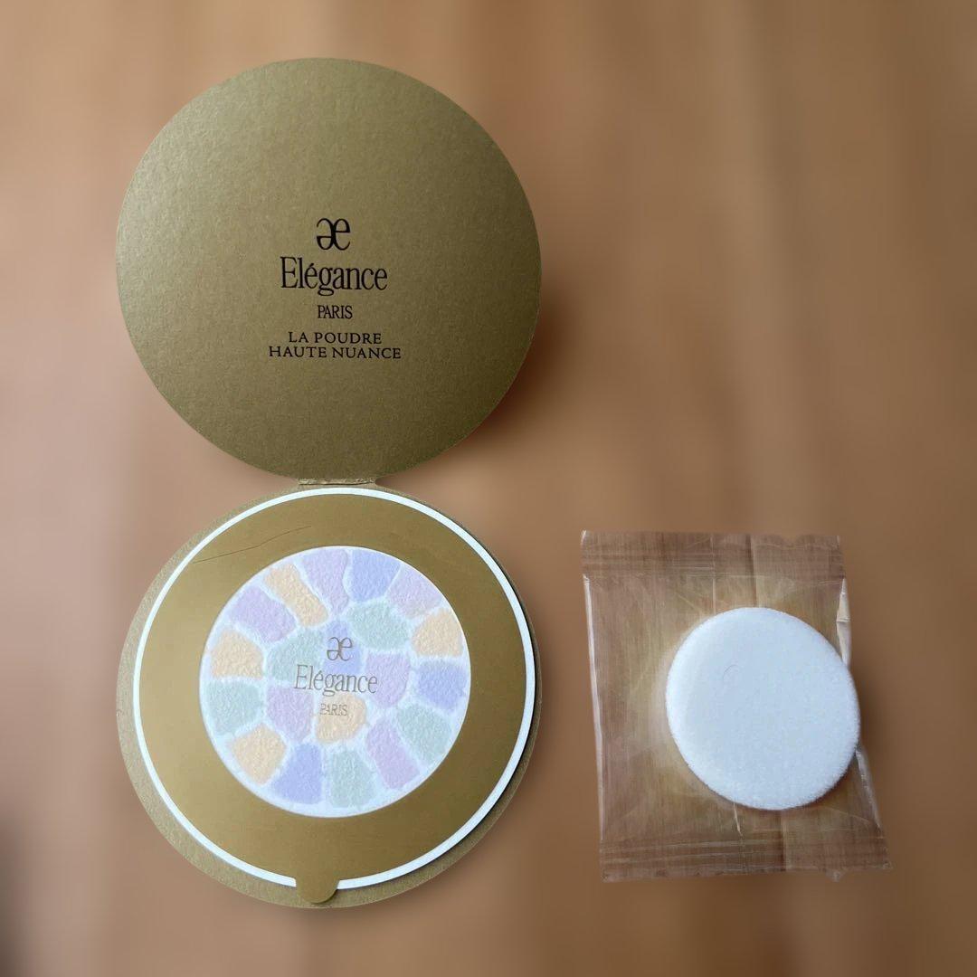 【メーカー直売】の商品をすべて プレストパウダー Elegance マルチカラー 試供品 サンプル フェイスパウダー