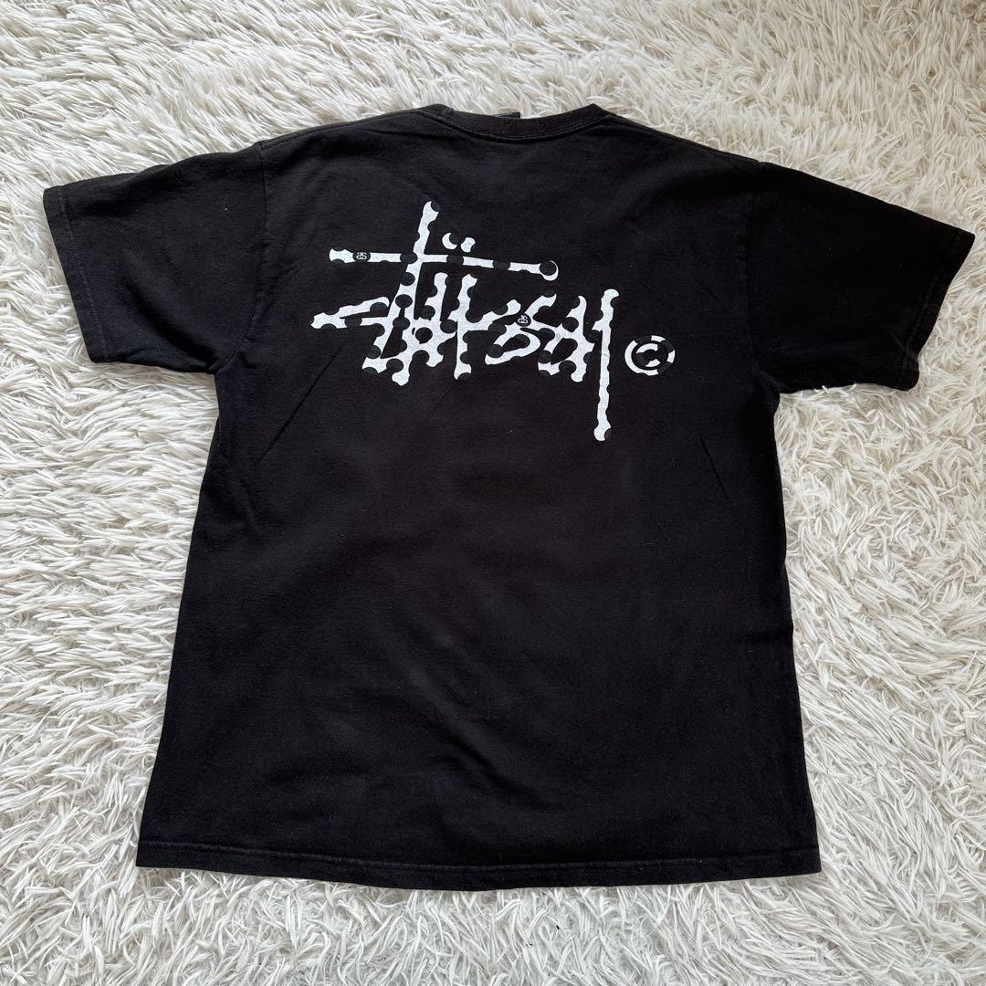 【STUSSY】ステューシー Tシャツ ブラック 半袖 水玉 ドット