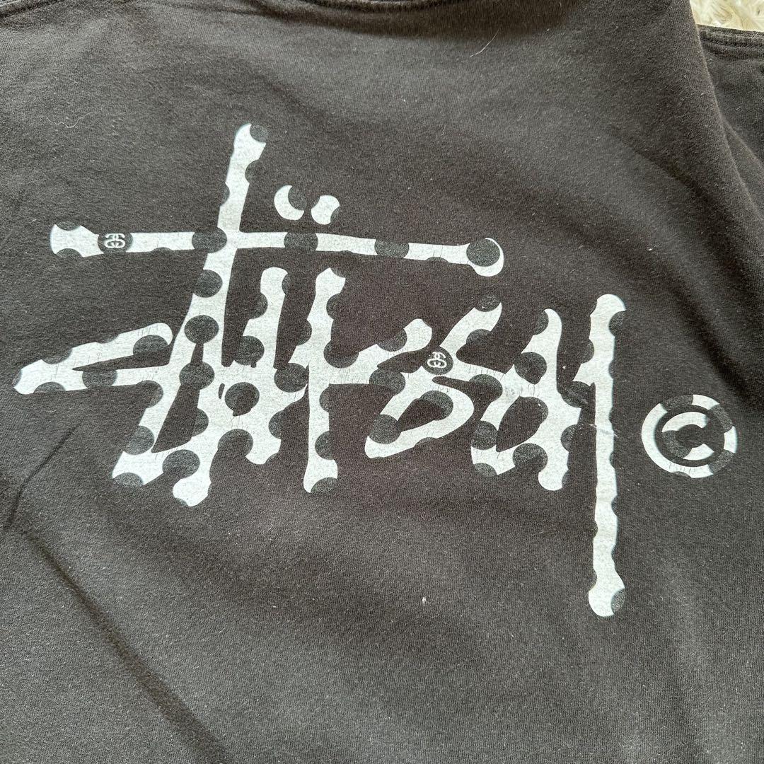 【STUSSY】ステューシー Tシャツ ブラック 半袖 水玉 ドット