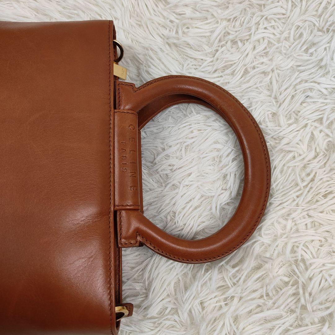 CELINE サークルハンドル ミニハンドバッグ ショルダーバッグ