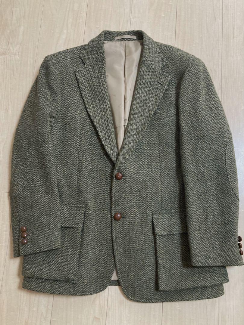 ARGYLE CLUB エルボーパッチツィードジャケット アーガイルクラブ