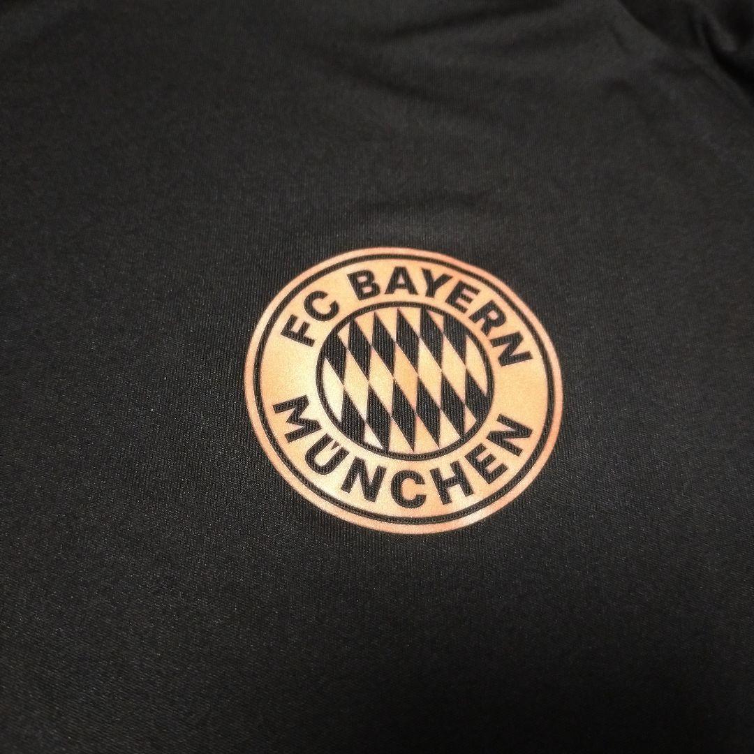 FC Bayern Munchenアディダス サッカーシャツ&パンツ上下セット黒