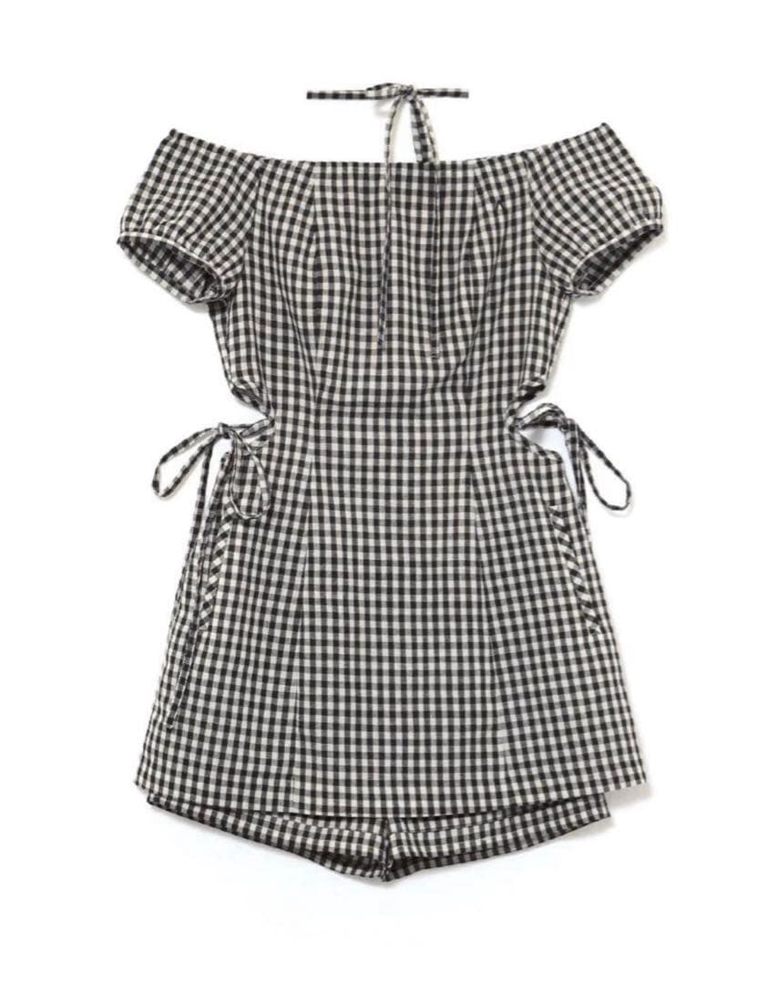 ANDMARY Becky check mini dress