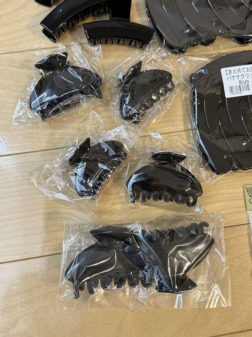 ハンドメイド資材　リボン　バレッタ　バナナクリップ　まとめ売り