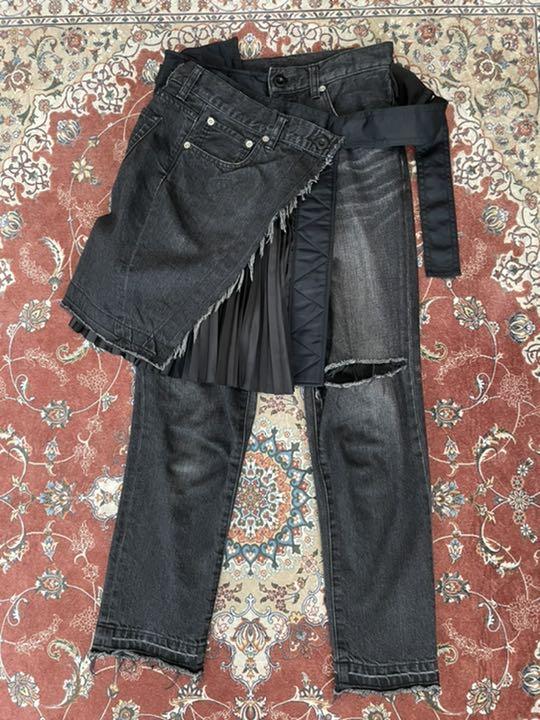 NEW好評 sacai デニムパンツ デニム UC7iY-m18913323932 サカイ 得価超激安