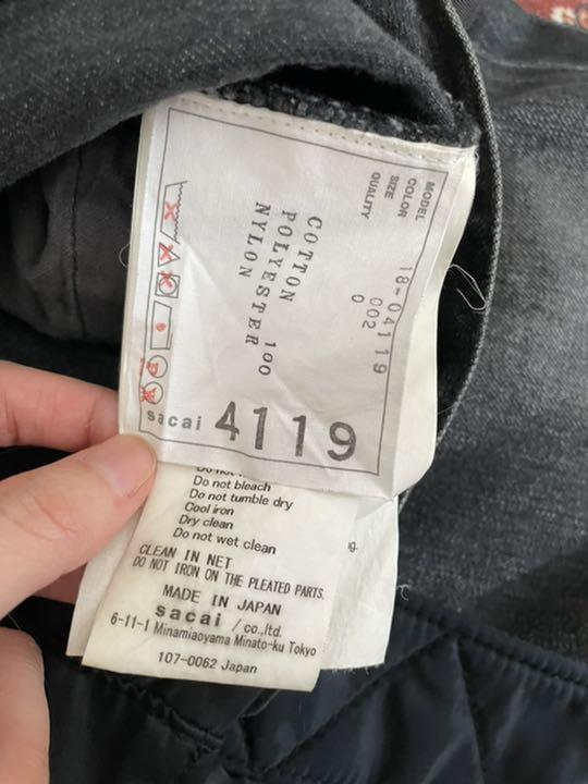 NEW好評 sacai デニムパンツ デニム UC7iY-m18913323932 サカイ 得価超激安