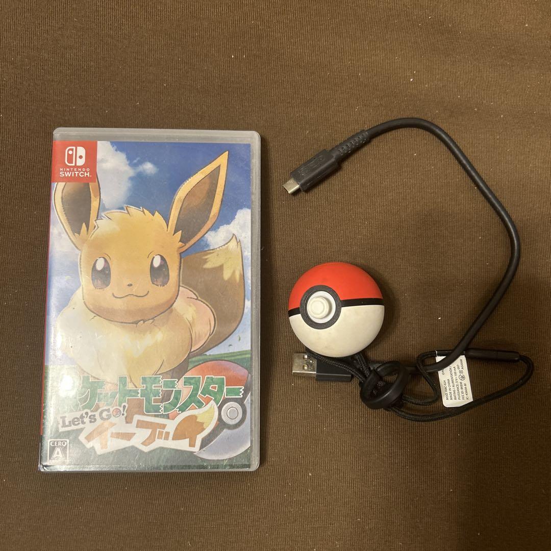 switch ポケモン レッツゴーイーブイ モンスターボールコントローラー付き