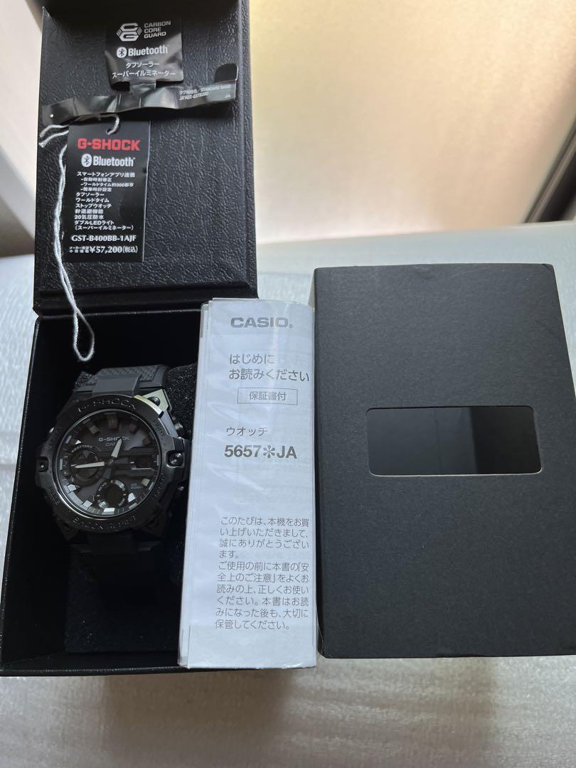 カシオ G-SHOCK Bluetooth GST-B400BB-1AJF