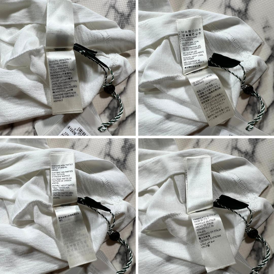 ✨新品未使用タグ付き/50(XL)✨ZANONE アイスコットン 白 ポロシャツ