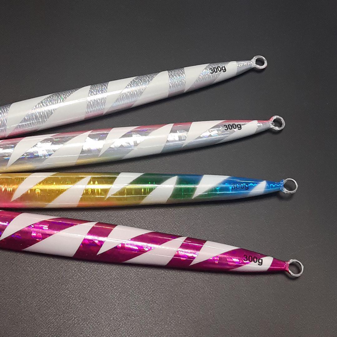 ☆ ロングジグ 300g 3色セット R300C - ルアー用品