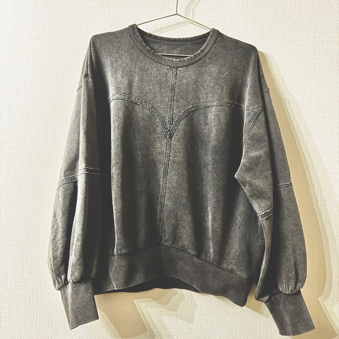 最終価格　ADAM ET ROPE’ ウォッシュラインスウェット