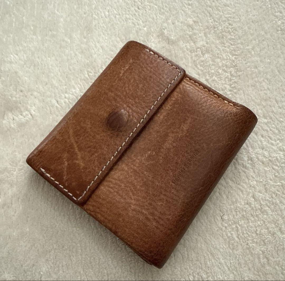 小物 Hender scheme clasp wallet choco