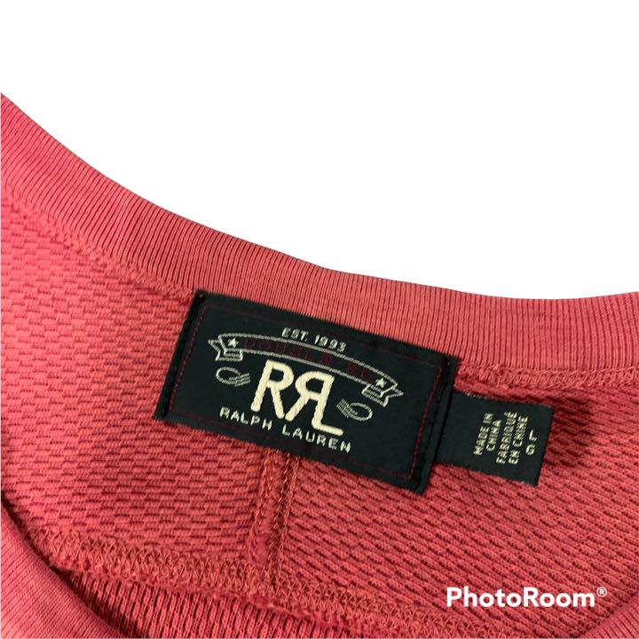 本物保証新作 極美品 RRL スウェット サーマルニット ロンT 牛 バッファロー GCZcv-m18919361681 100%新品新品