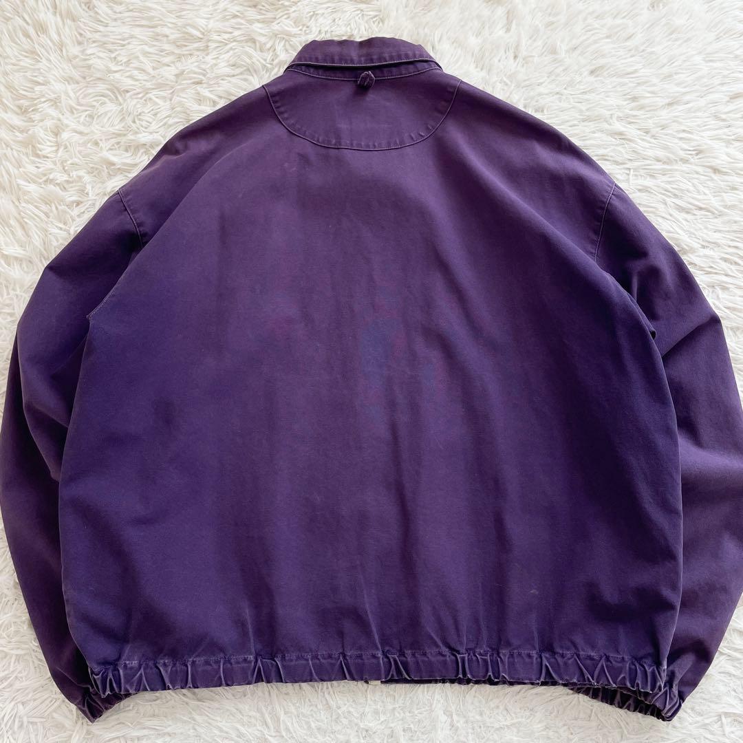 希少 Lサイズ 90s ポロカントリー ハリントンジャケット パープル