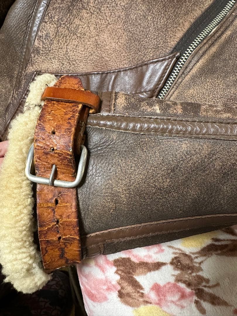 難あり 激レア B3 大戦 当時物 インシグニアレザー INSIGNIA 38 メンズ