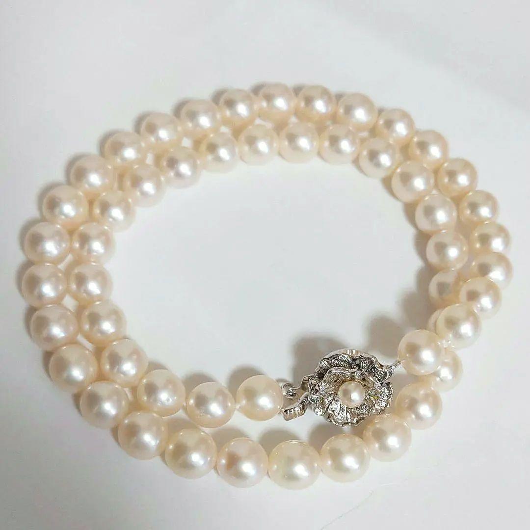 ジュエリーマキ - ジュエリーマキ 真珠ネックレス ⚪️7.5㎜の