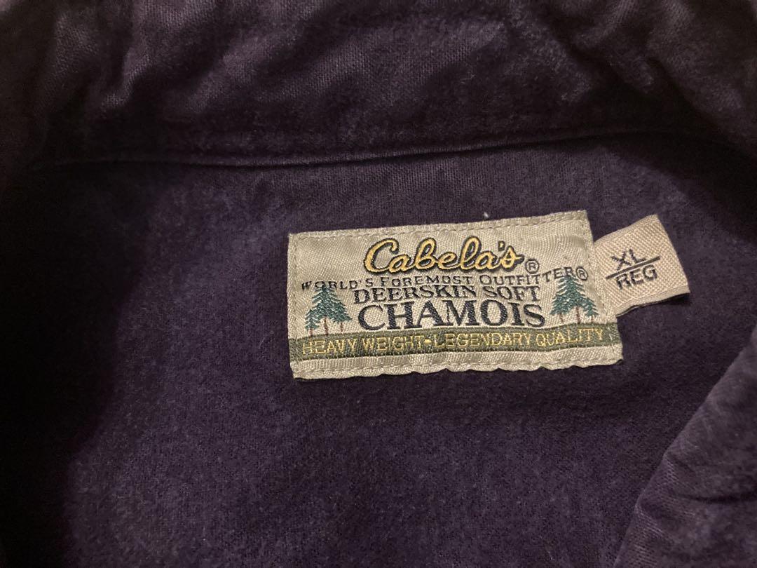 Cabela's Deerskin Soft Chamois XLダークパープル